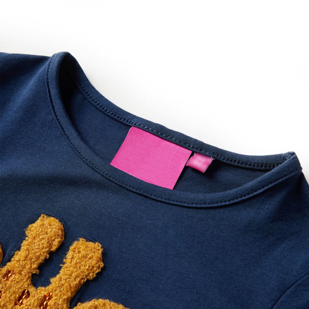 Thumbnail - vidaXL Kinder-Langarmshirt Marineblau 104
