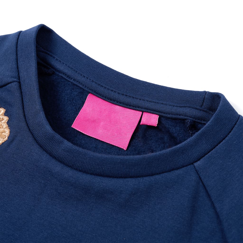 Thumbnail - vidaXL Kinder-Sweatshirt Marineblau 116
