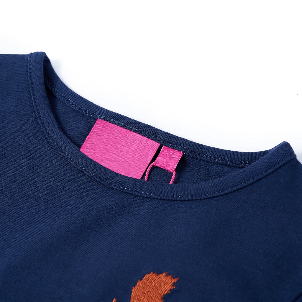 Thumbnail - vidaXL Kinder-Langarmshirt Marineblau 140