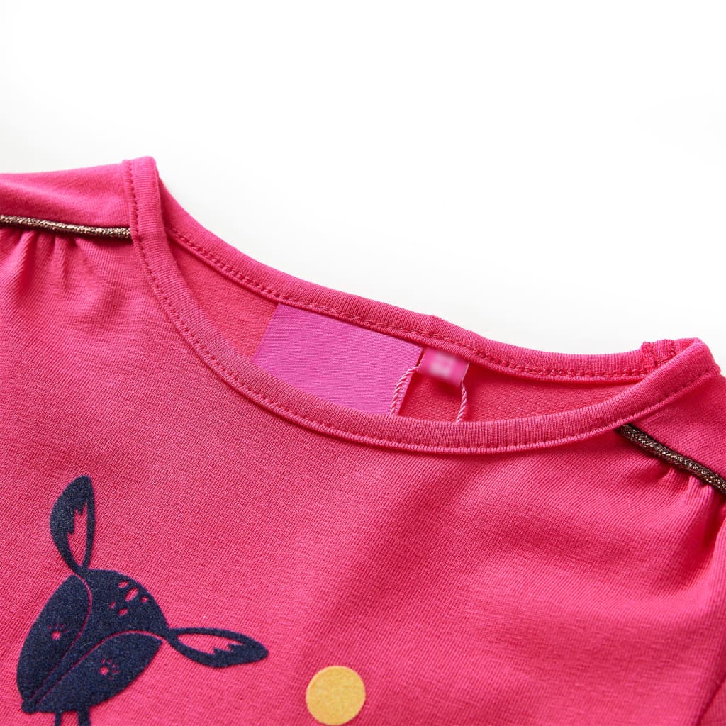 Thumbnail - vidaXL Kinder-Langarmshirt Knallrosa 140