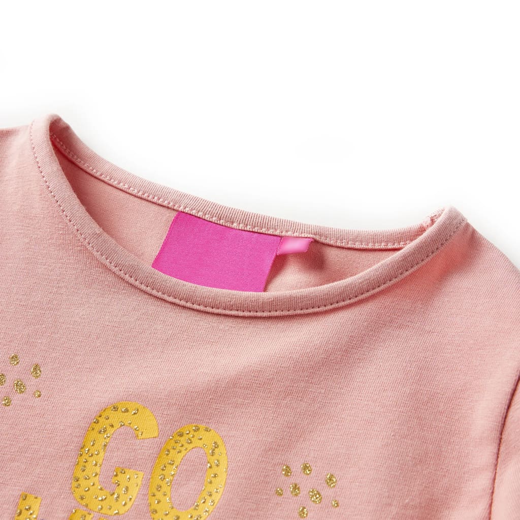 Thumbnail - vidaXL Kinder-Langarmshirt Hellrosa 128