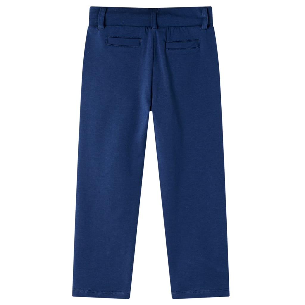 vidaXL Kinderbroek met trekkoord 92 marineblauw afbeelding