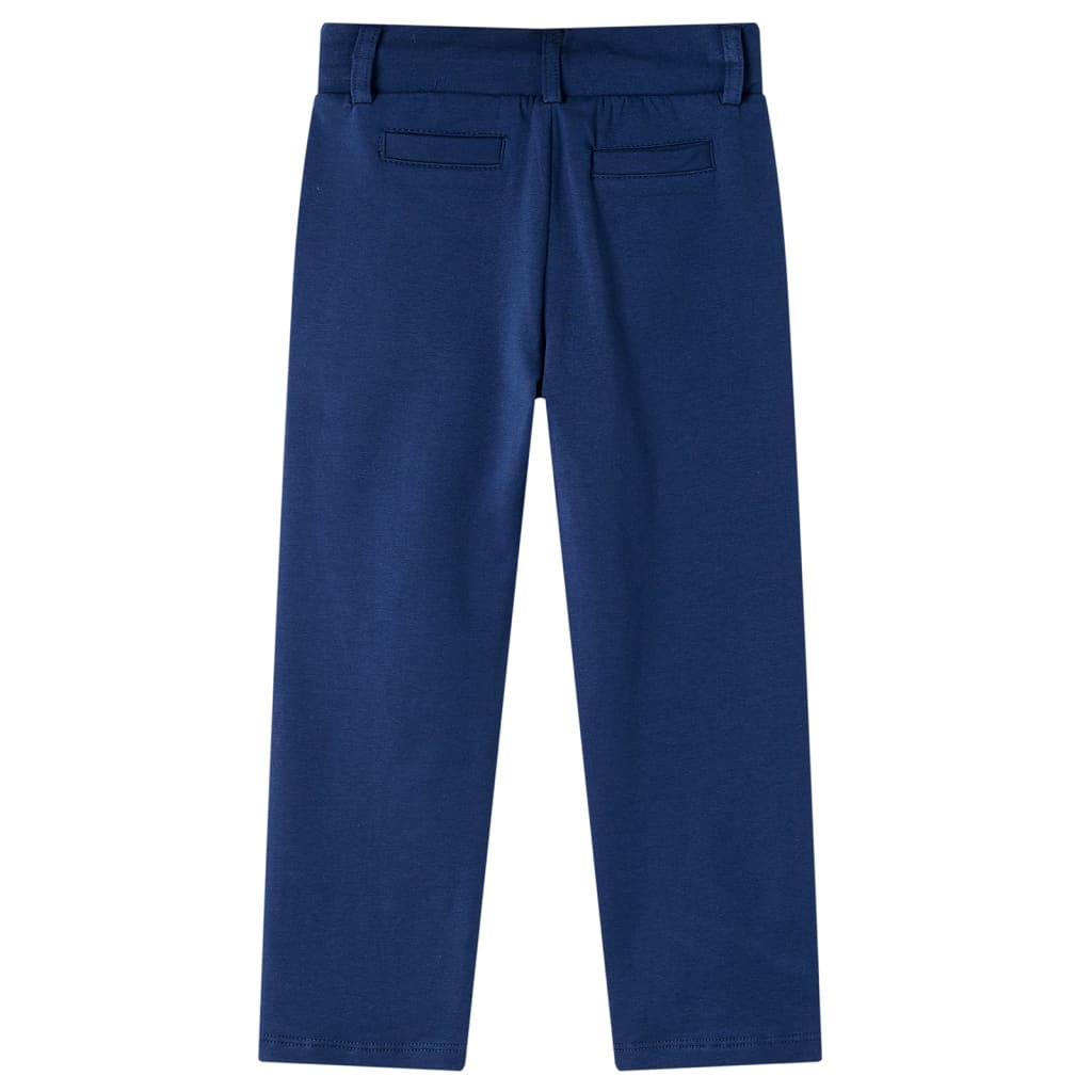 vidaXL Kinderbroek met trekkoord 104 marineblauw afbeelding