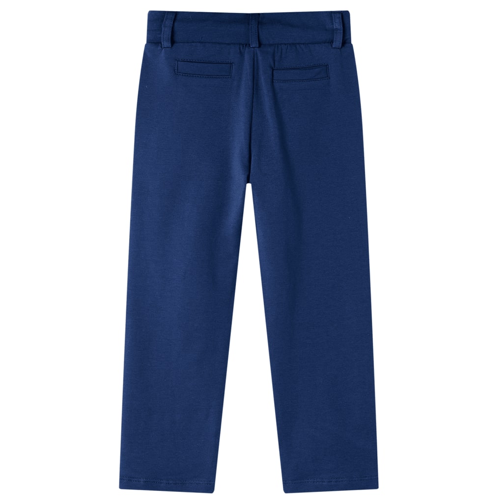 vidaXL Kinderbroek met trekkoord 140 marineblauw afbeelding