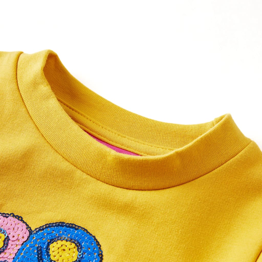 Thumbnail - vidaXL Kinder-Sweatshirt Dunkles Ocker 92