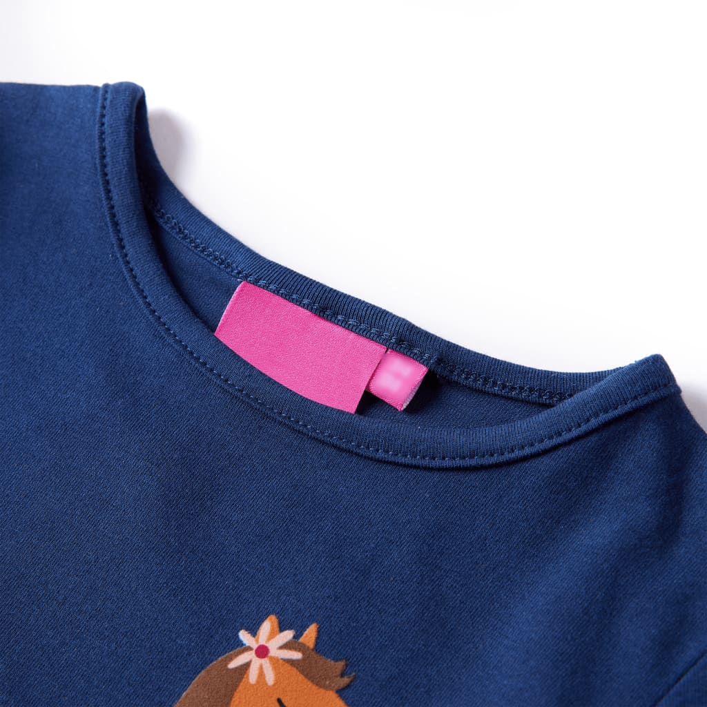 Thumbnail - vidaXL Kinder-Langarmshirt Marineblau 104