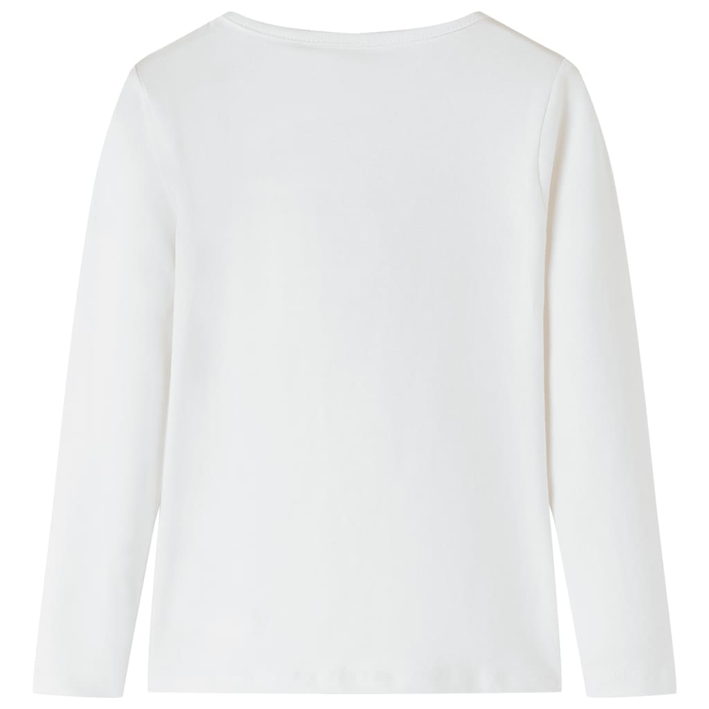 Thumbnail - vidaXL Kinder-Langarmshirt Ecru 104