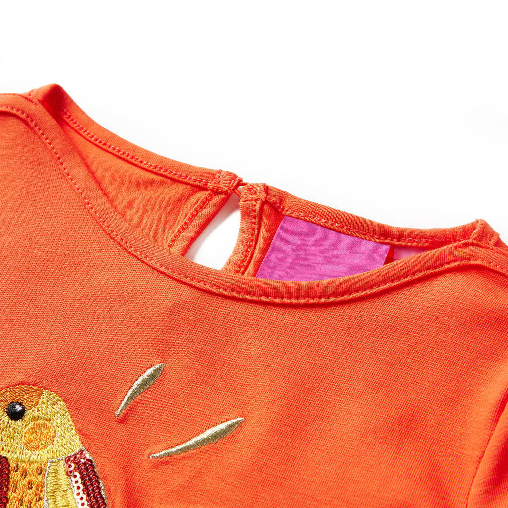 Thumbnail - vidaXL Kinder-Langarmshirt Dunkelorange 92
