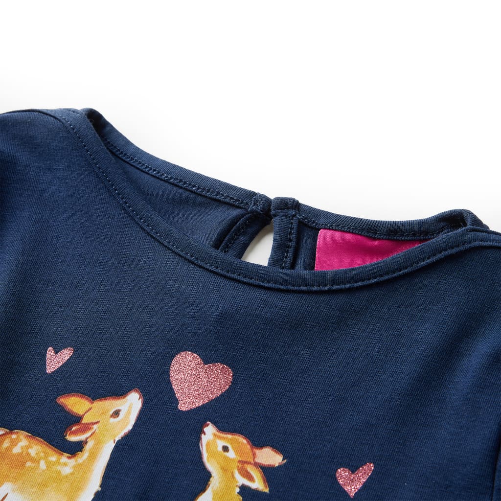 Thumbnail - vidaXL Kinder-Langarmshirt Marineblau 140