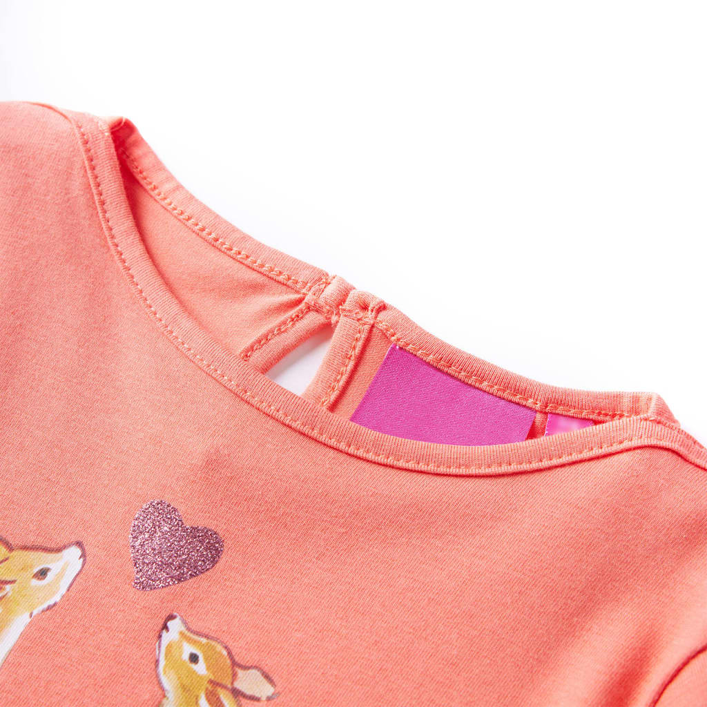 Thumbnail - vidaXL Kinder-Langarmshirt Korallenrosa 92