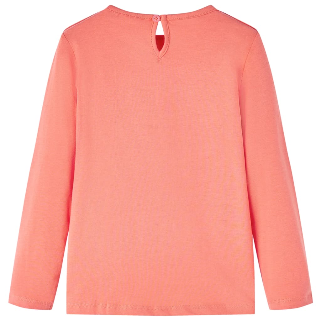 Thumbnail - vidaXL Kinder-Langarmshirt Korallenrosa 128