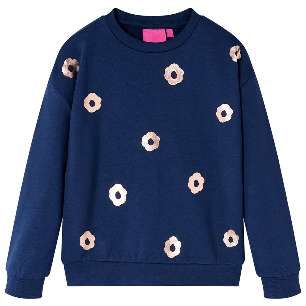 vidaXL Kinder-Sweatshirt Marineblau 140