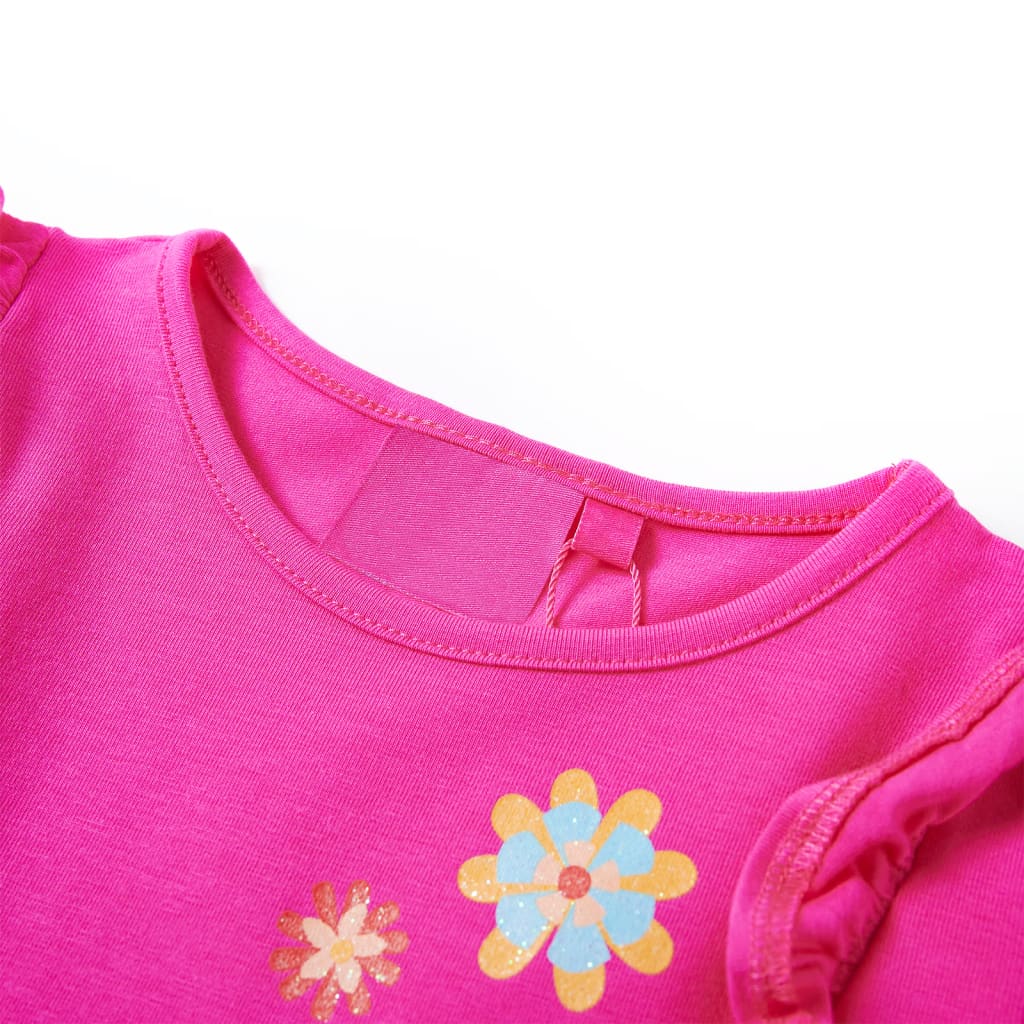 Thumbnail - vidaXL Kinder-Langarmshirt Dunkelrosa 92