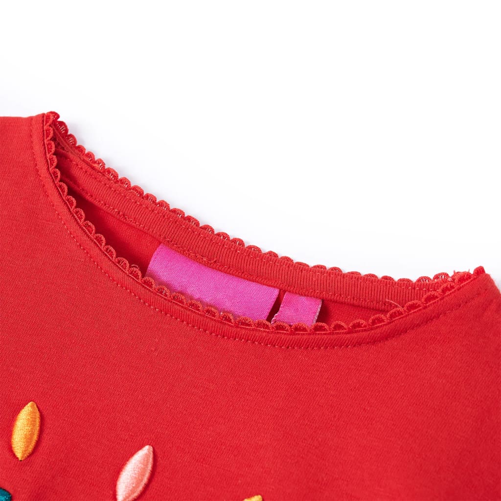 Thumbnail - vidaXL Kinder-Langarmshirt Rot 116