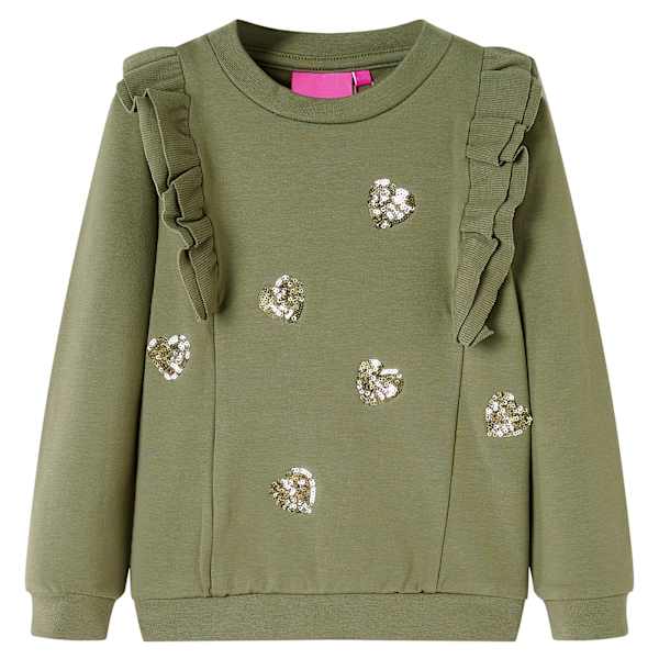 vidaXL Laste dressipluus, khaki, 92