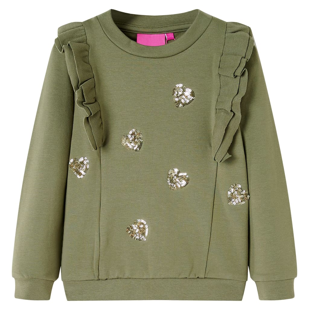 vidaXL Dětská mikina khaki 92