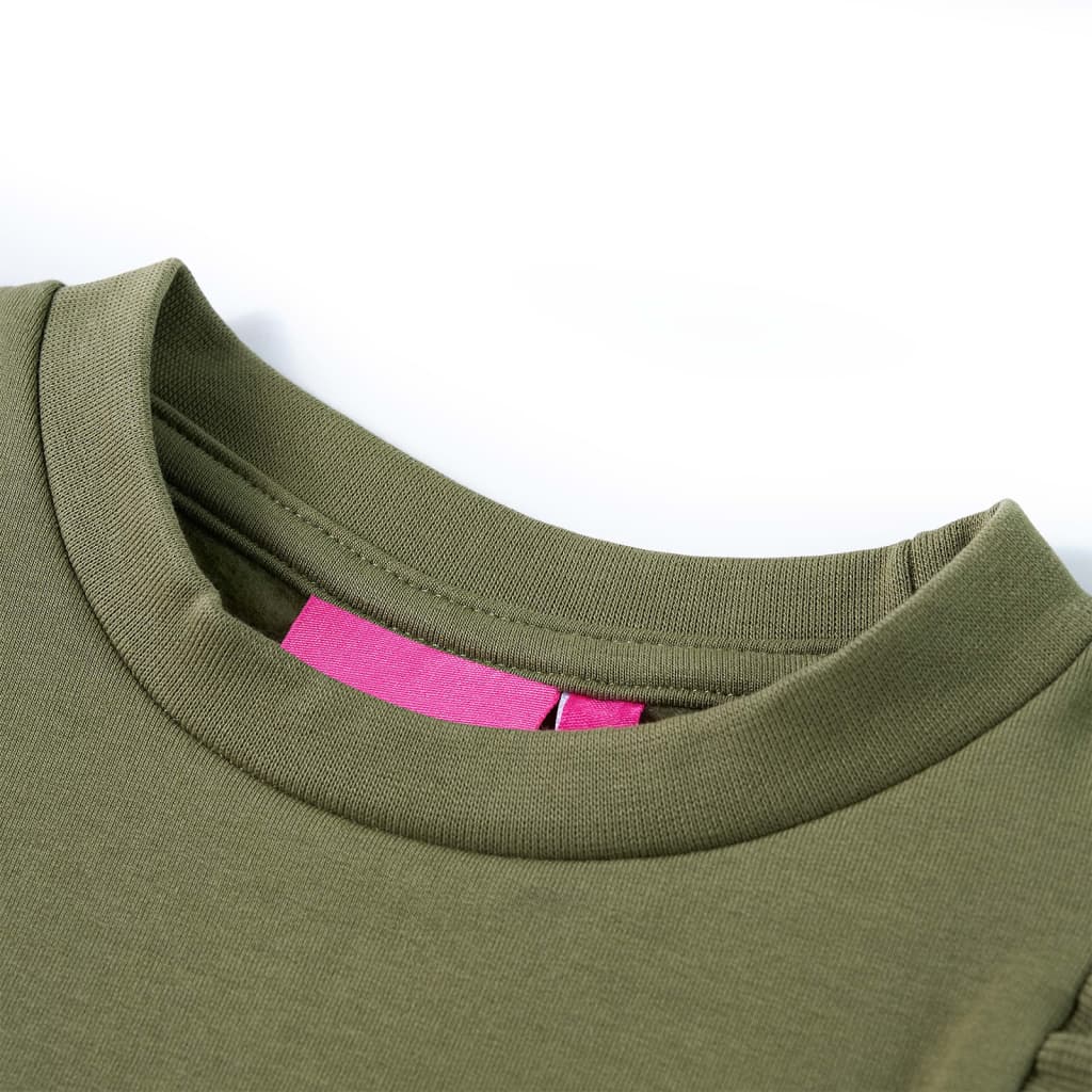 Thumbnail - vidaXL Kinder-Sweatshirt Khaki 128