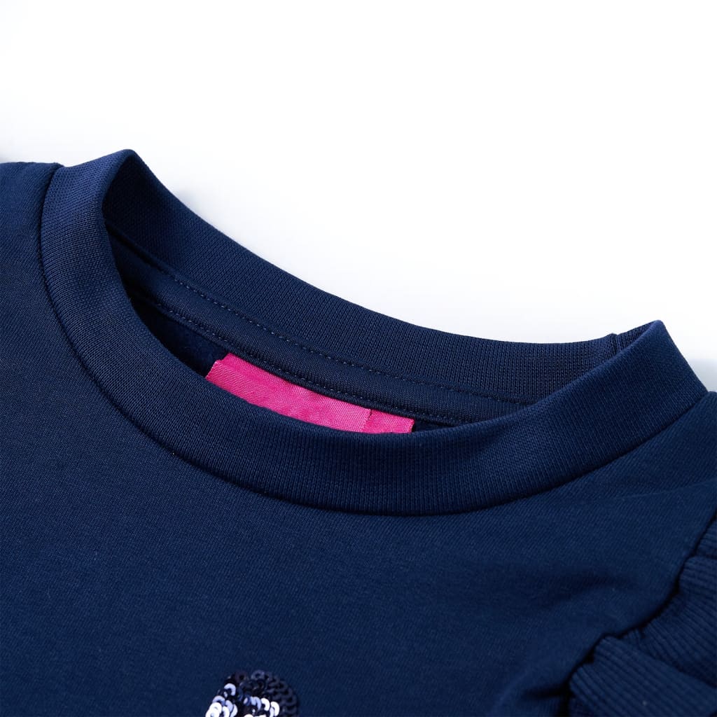Thumbnail - vidaXL Kinder-Sweatshirt Marineblau 116