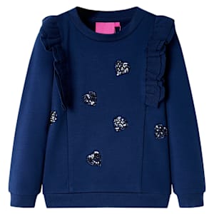 Otroški pulover mornarsko moder 128