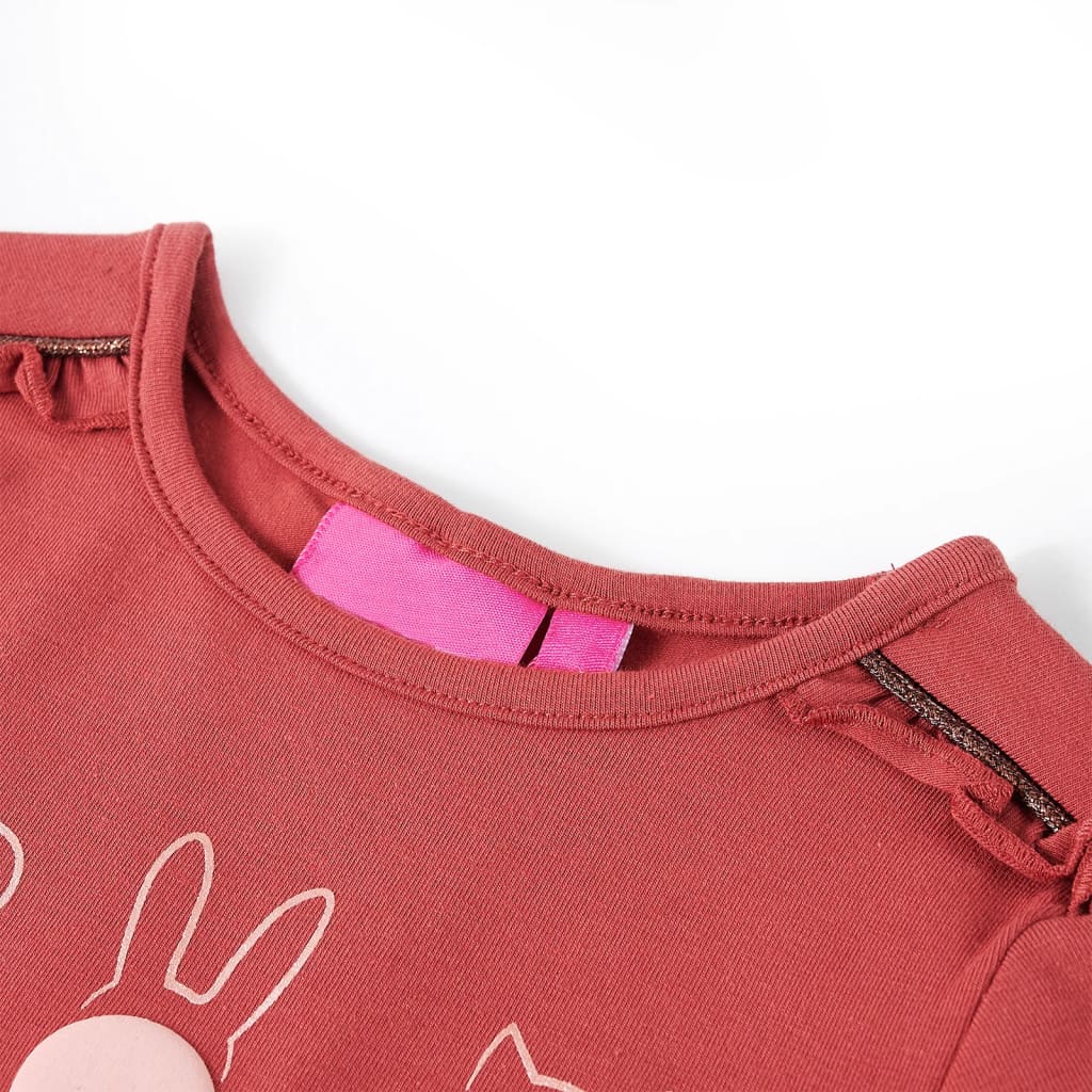 Thumbnail - vidaXL Kinder-Langarmshirt Dunkelrosa 104