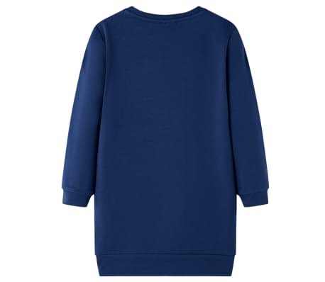 Bērnu džemperkleita, tum&scaron;i zils, 128