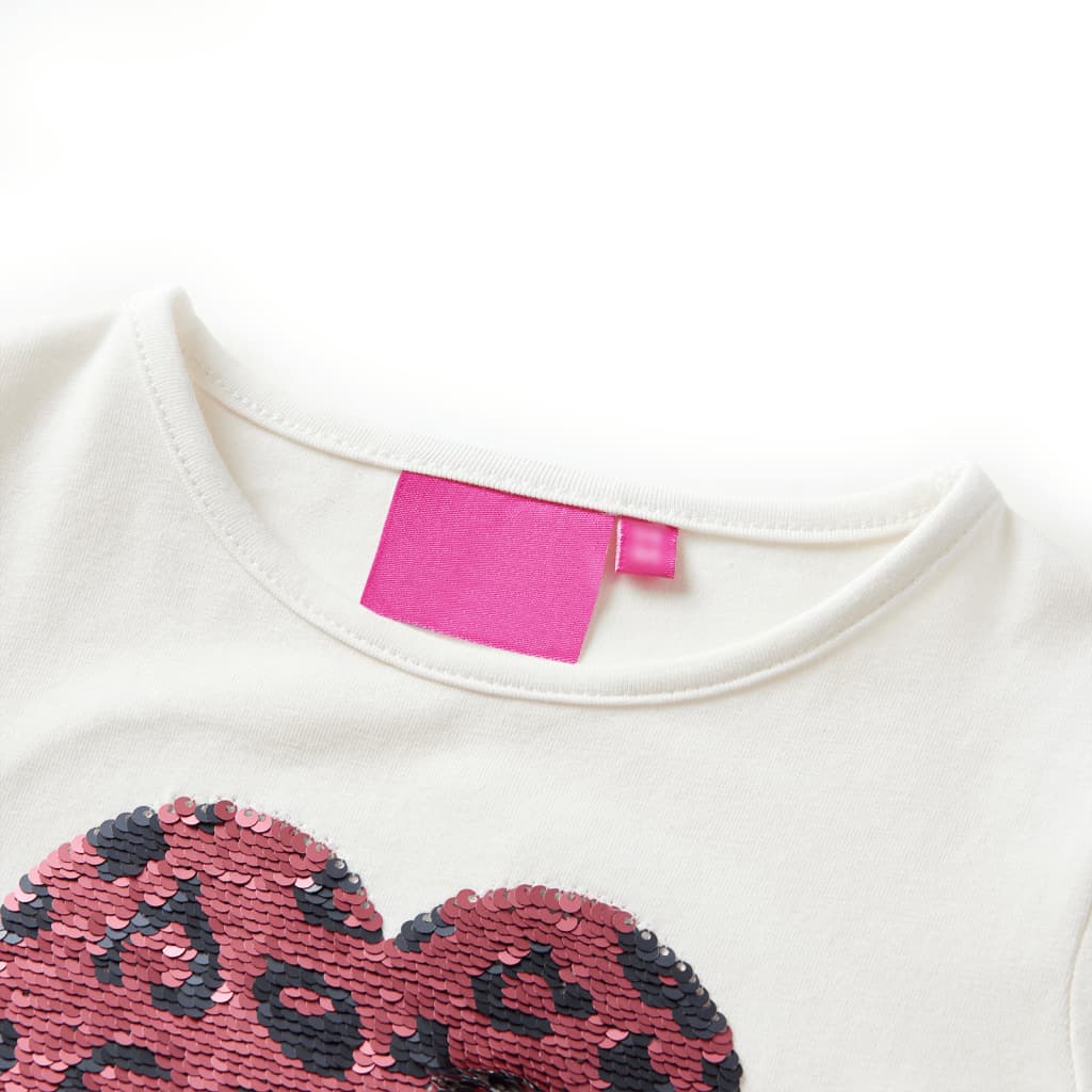 Thumbnail - vidaXL Kinder-Langarmshirt Ecru 104