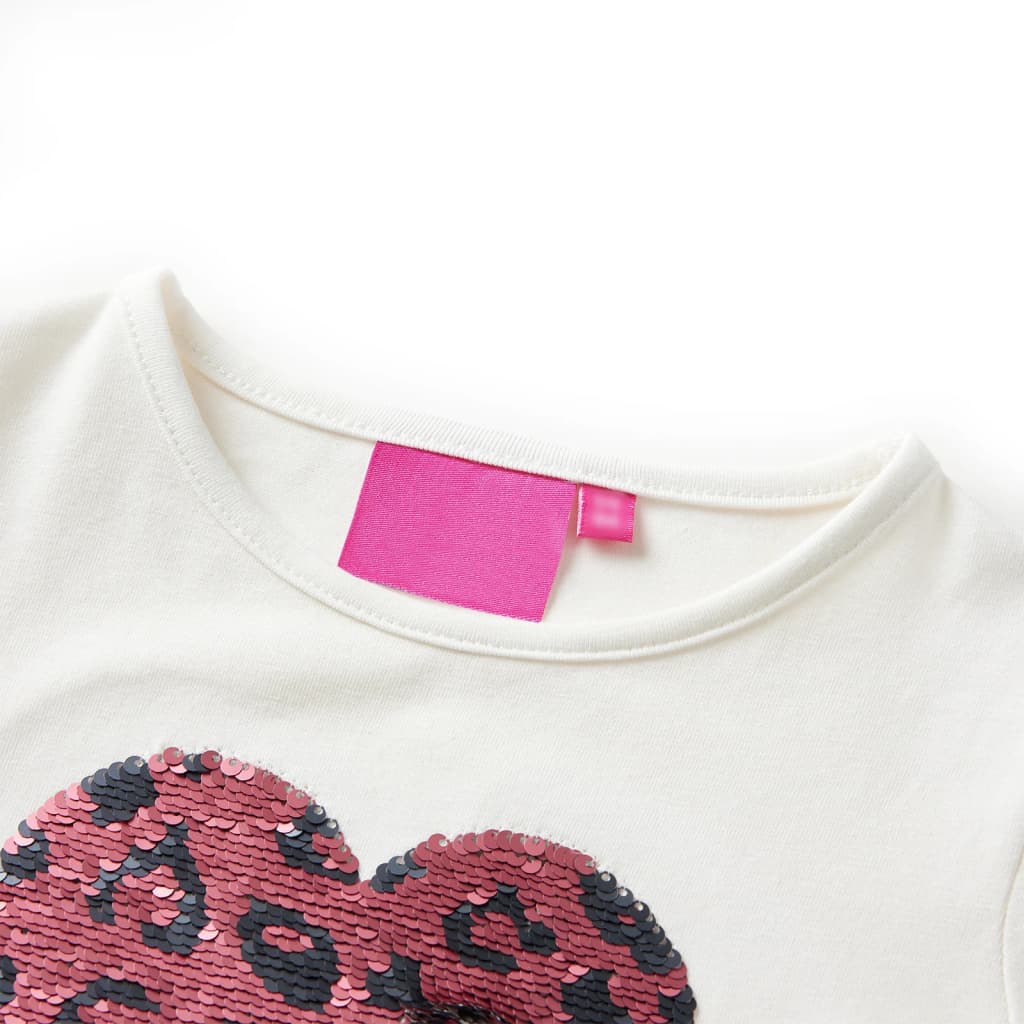 Thumbnail - vidaXL Kinder-Langarmshirt Ecru 116
