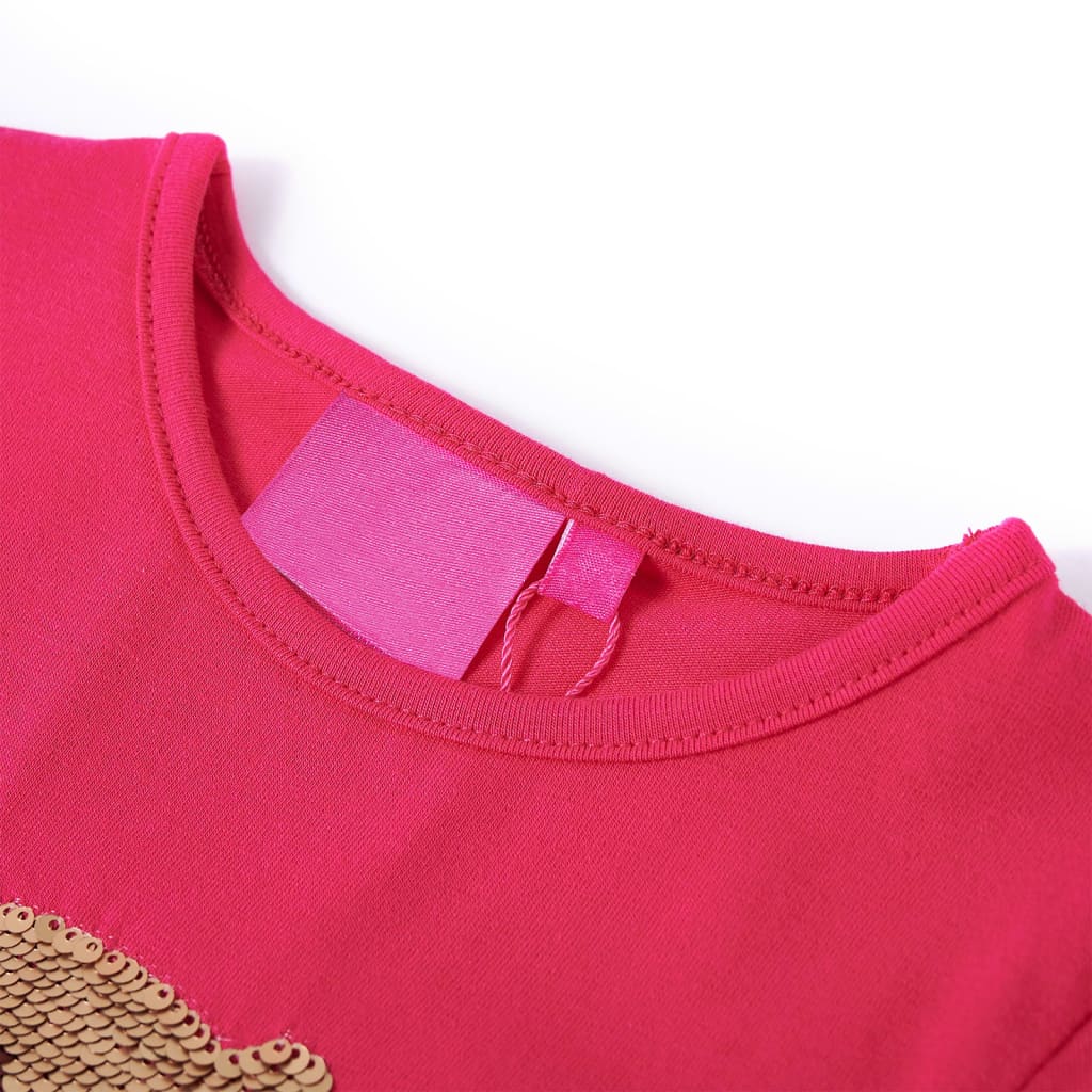 Thumbnail - vidaXL Kinder-Langarmshirt Knallrosa 92