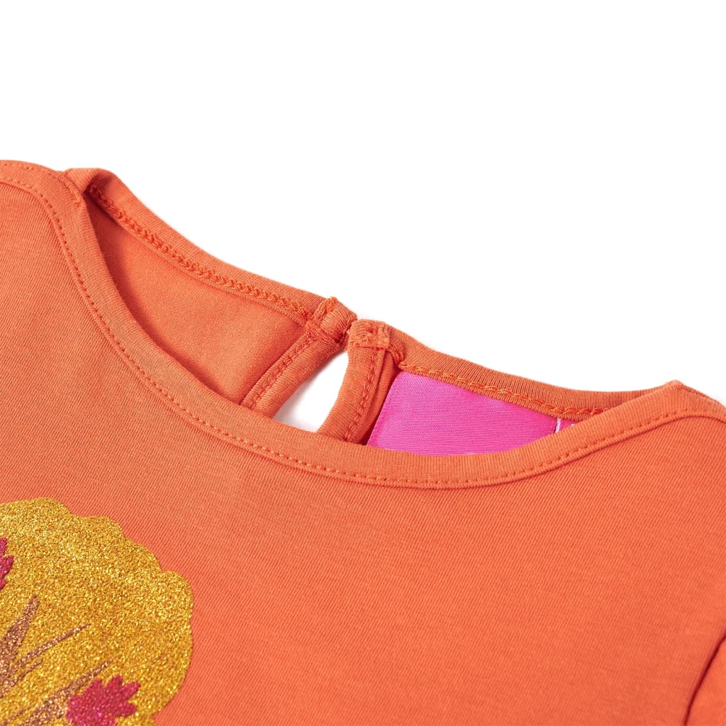 Thumbnail - vidaXL Kinder-Langarmshirt Dunkelorange 128