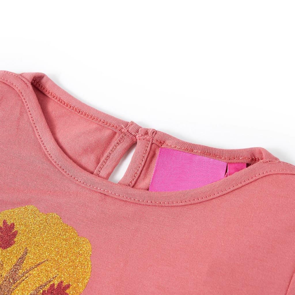 Thumbnail - vidaXL Kinder-Langarmshirt Altrosa 128