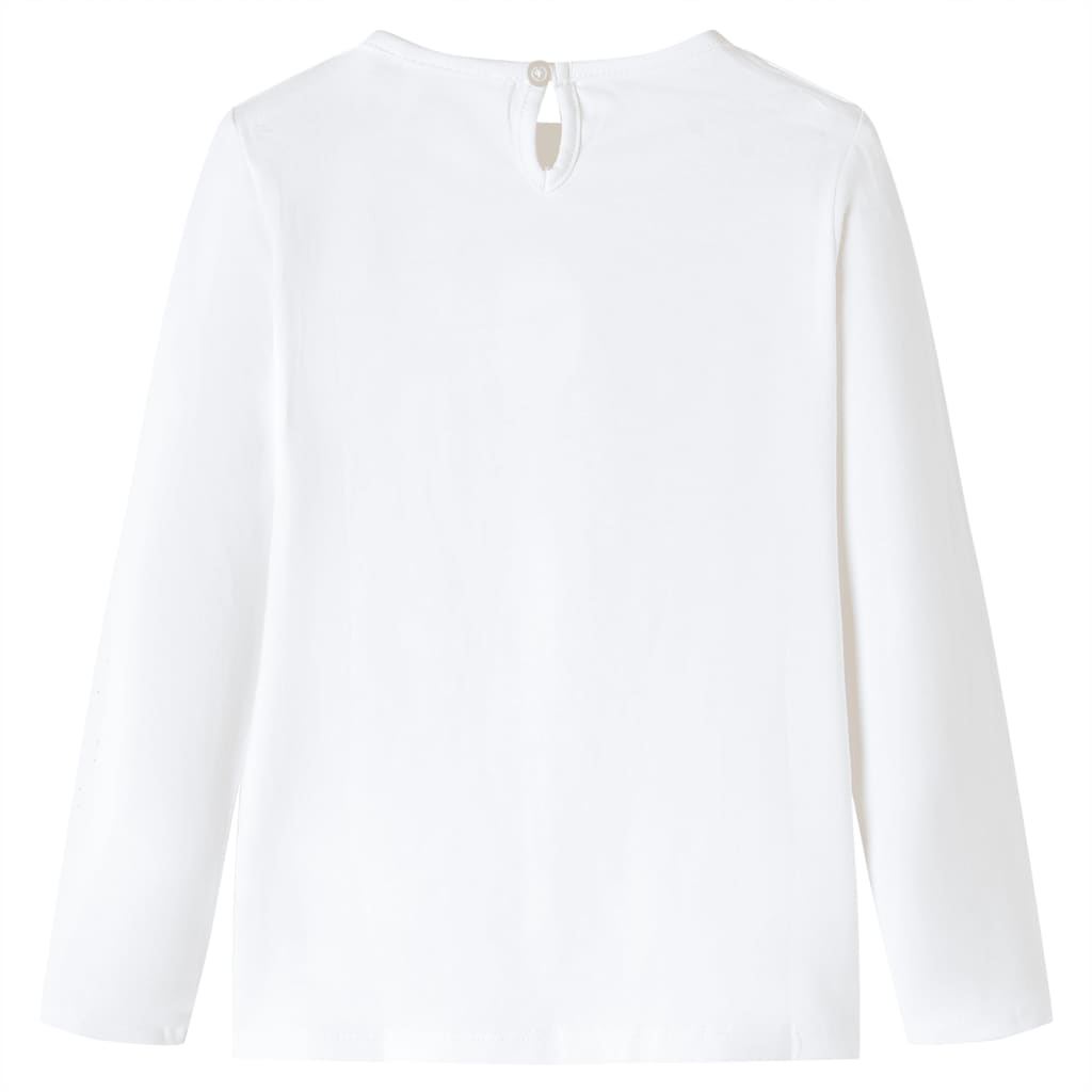 Thumbnail - vidaXL Kinder-Langarmshirt Ecru 92
