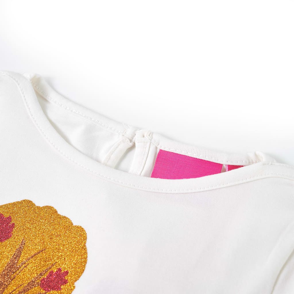 Thumbnail - vidaXL Kinder-Langarmshirt Ecru 116