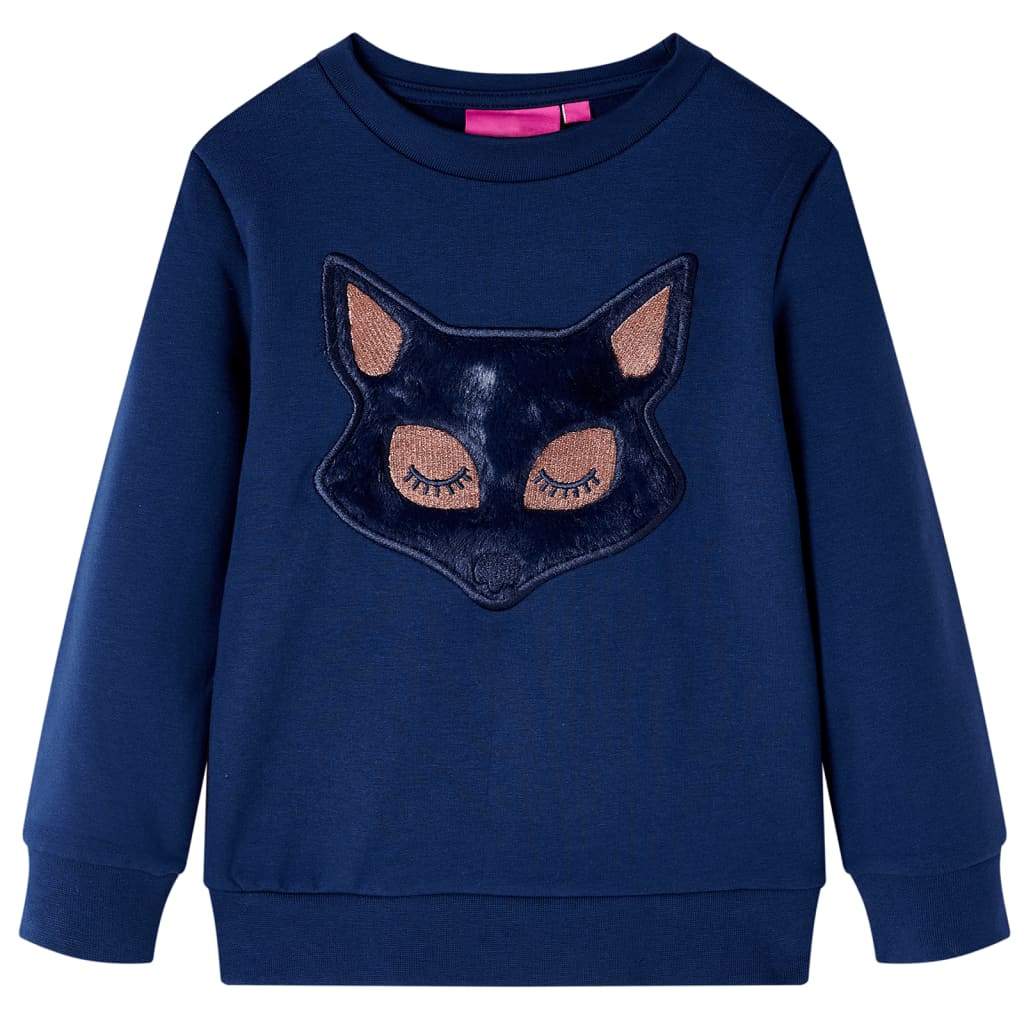 vidaXL Kinder-Sweatshirt Marineblau 128