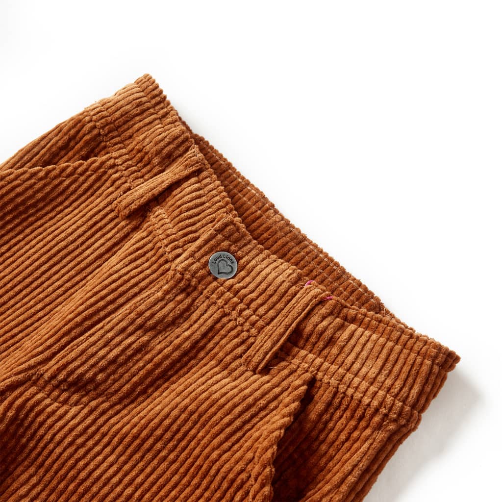 Thumbnail - vidaXL Kinderhose Cord Cognac 128