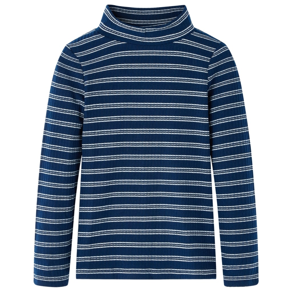 Tricou cu mâneci lungi pentru copii, bleumarin, 116