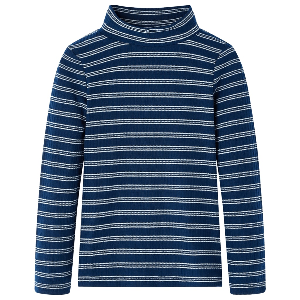 Tricou cu mâneci lungi pentru copii, bleumarin, 128