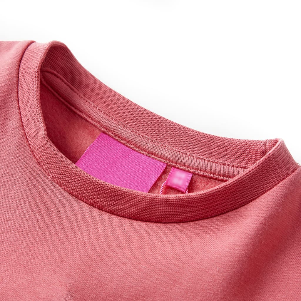 Thumbnail - vidaXL Kinder-Sweatshirt Farbblock Rosa und Henna 140