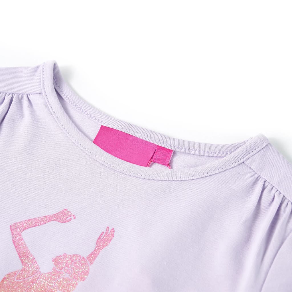 Thumbnail - vidaXL Kinder-Langarmshirt Helllila 128
