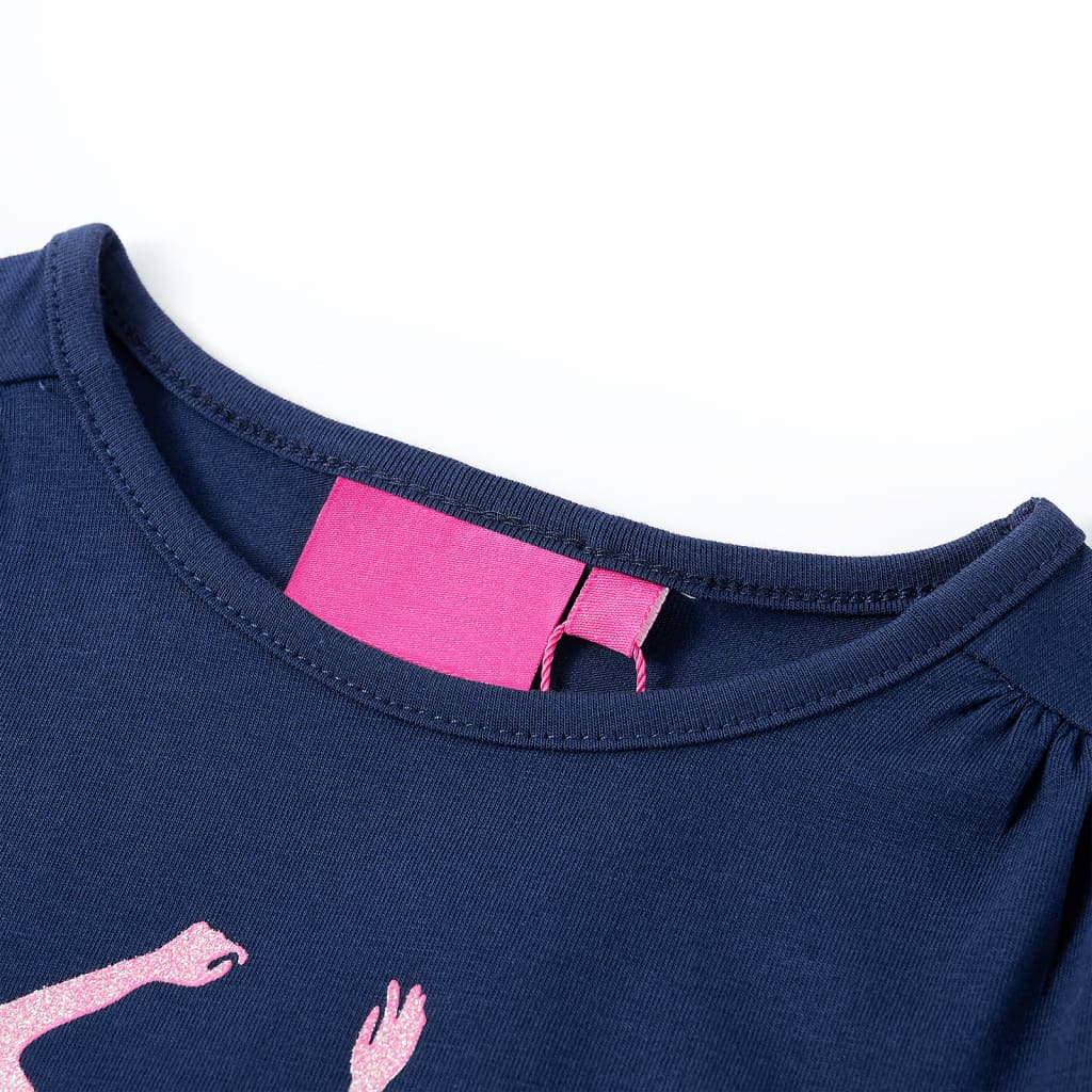 Thumbnail - vidaXL Kinder-Langarmshirt Marineblau 140