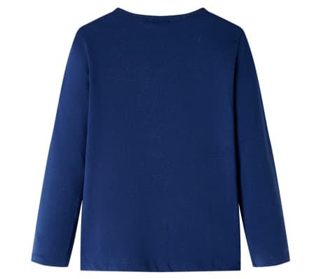 Kids' T-shirt with Long Sleeves Navy 140
