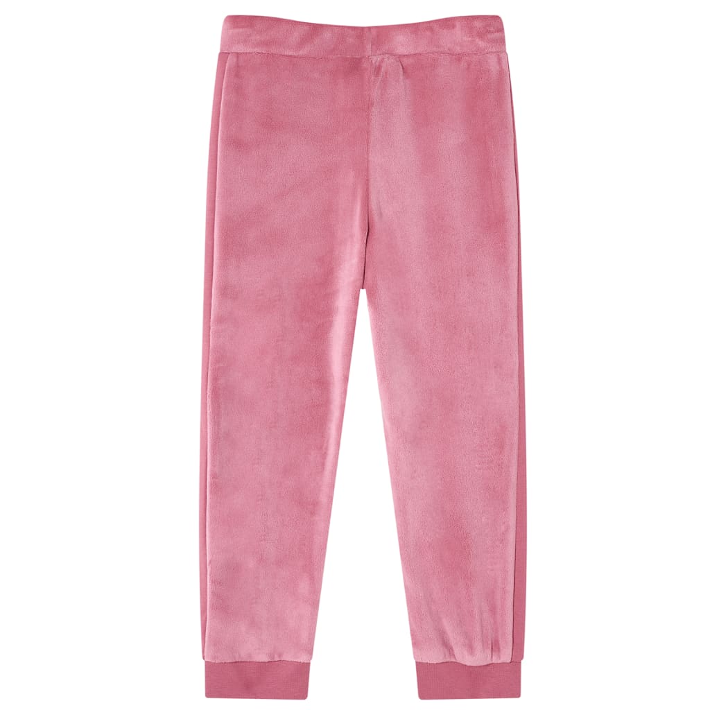 vidaXL Kinderjoggingbroek 92 frambooskleurig afbeelding