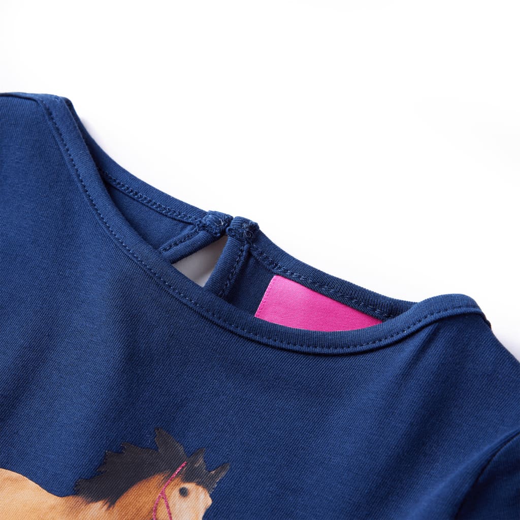 Thumbnail - vidaXL Kinder-Langarmshirt Marineblau 104