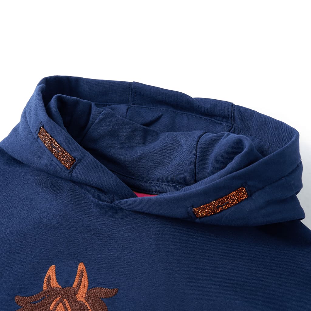 Thumbnail - vidaXL Kinder-Kapuzenpullover Marineblau 92