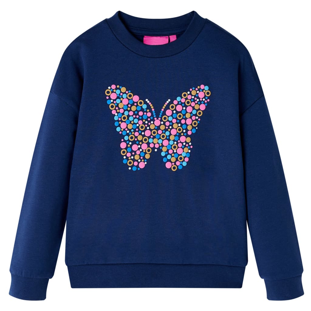 vidaXL Kinder-Sweatshirt Marineblau 128