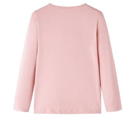Kinder-Langarmshirt Hellrosa 92