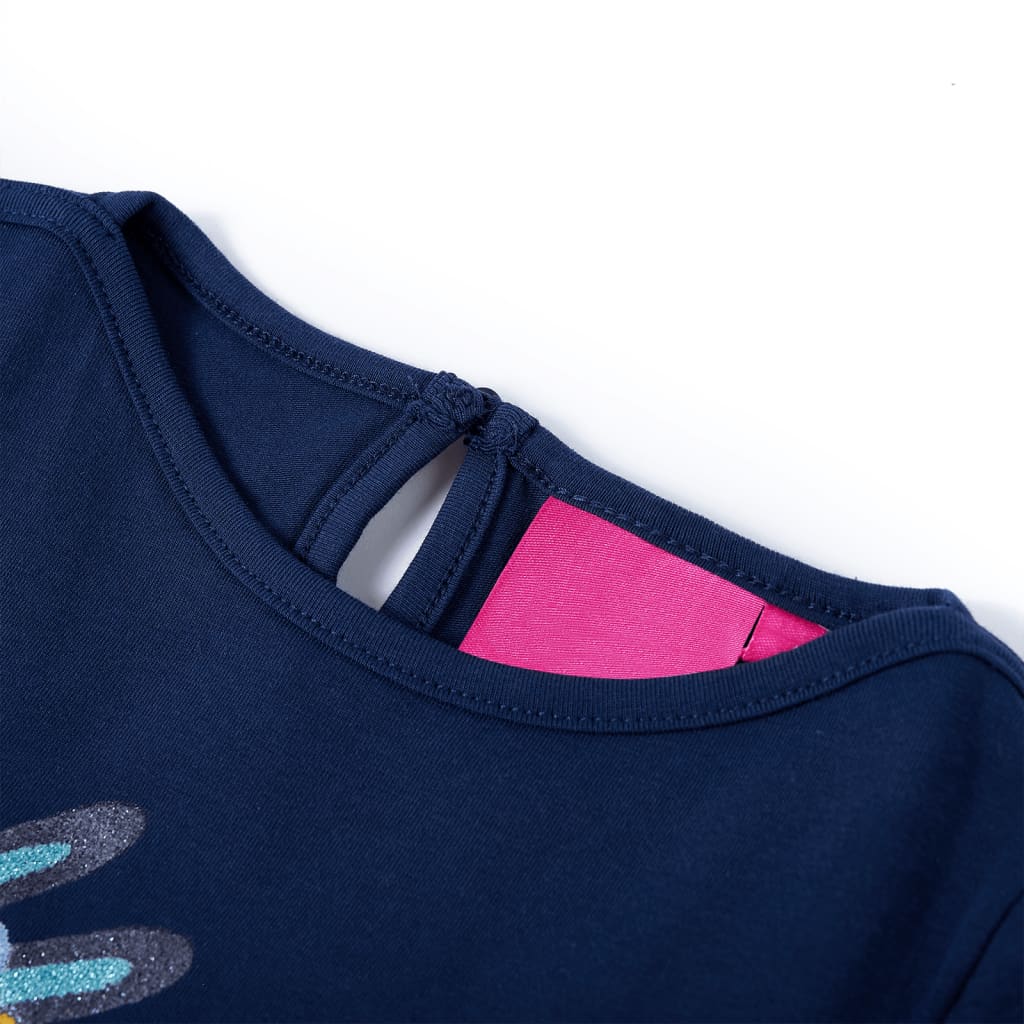 Thumbnail - vidaXL Kinder-Langarmshirt Marineblau 128