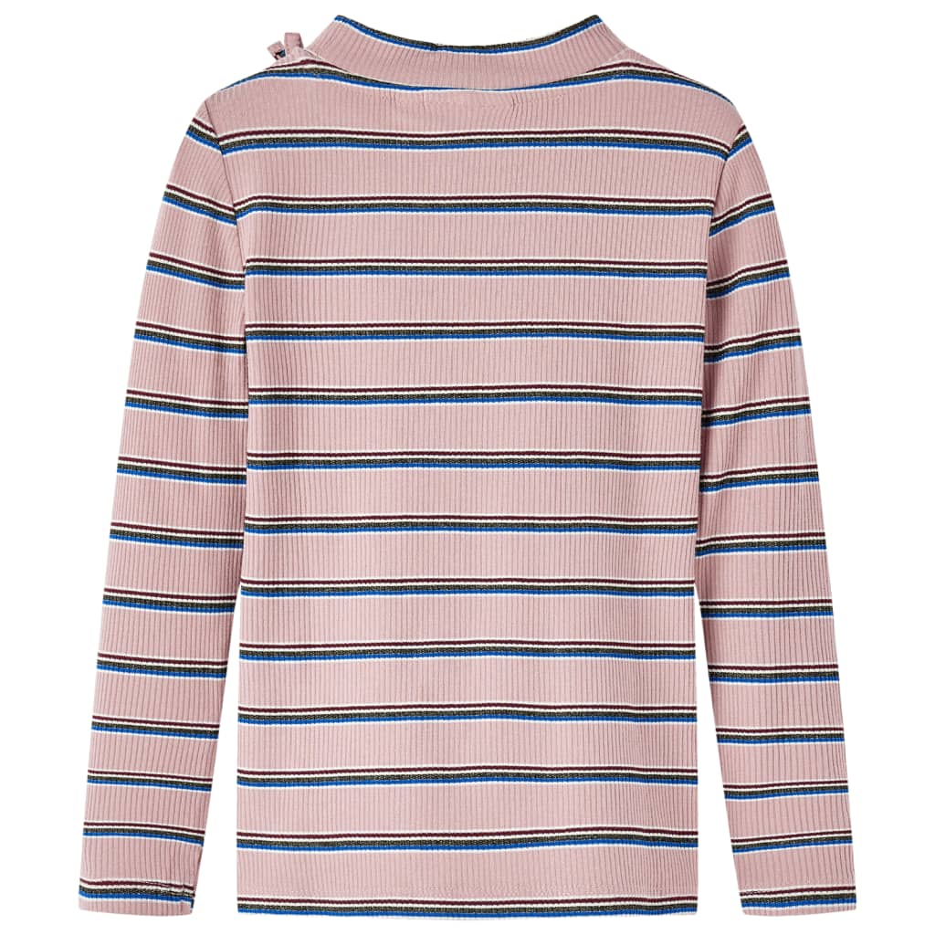 vidaXL Kindershirt met lange mouwen 116 lichtroze afbeelding
