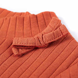 Dětské tričko s dlouhým rukávem oranžové 116 - obrázek 4