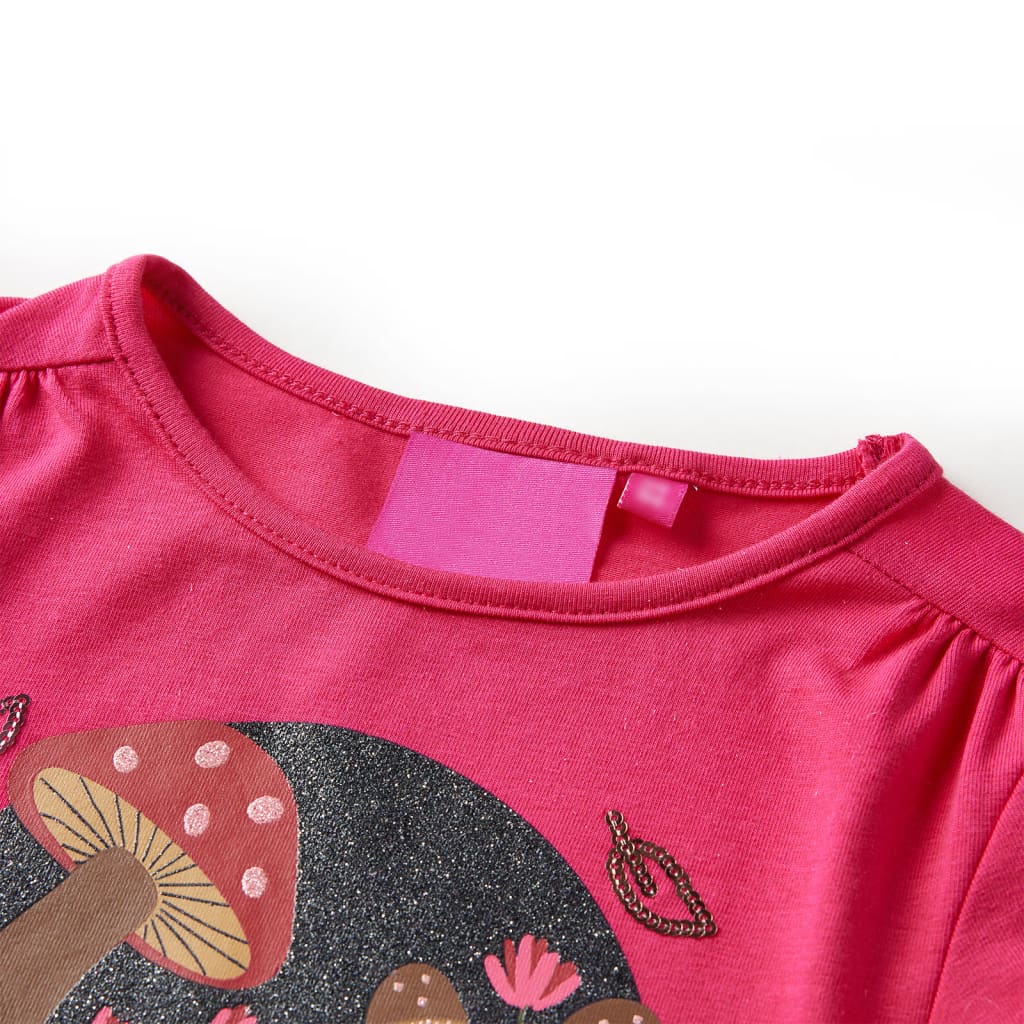 Thumbnail - vidaXL Kinder-Langarmshirt Knallrosa 92