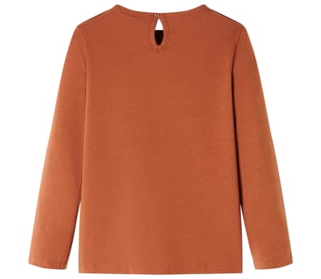 Kinder-Langarmshirt Cognac 92